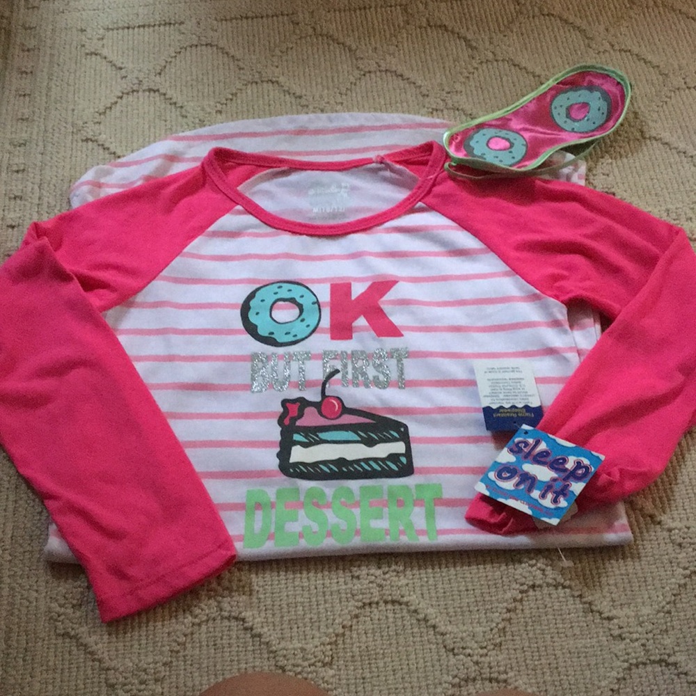 sleep on it sleep shirt pink size 10/12